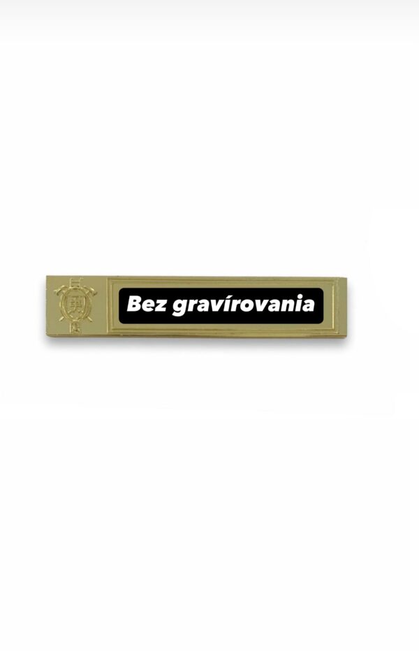 Menovka DPO SR bez gravírovania